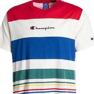 𝅺champion Multicolor Stripped Tee